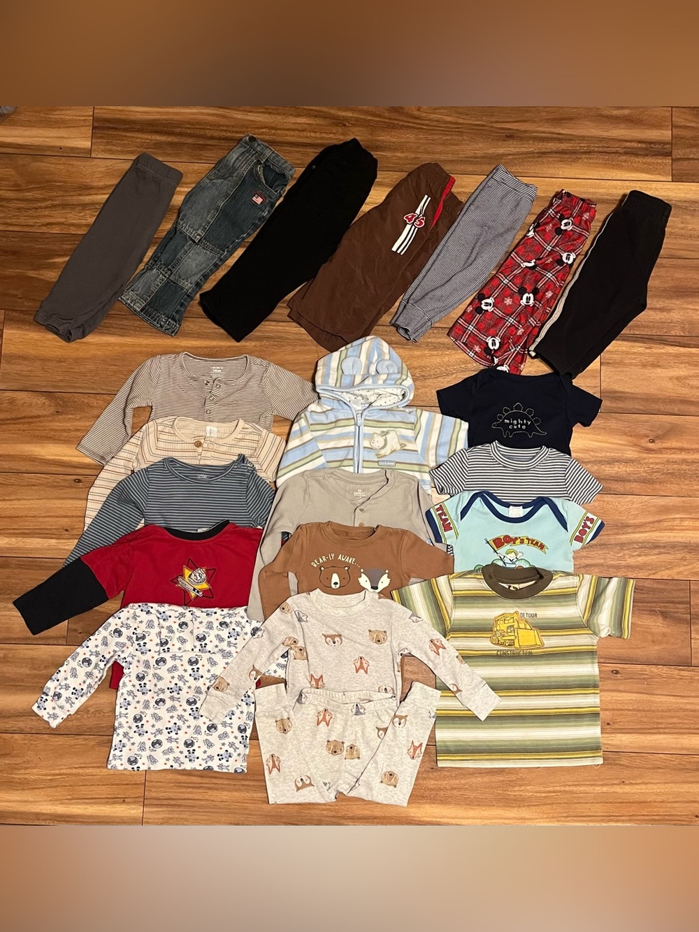 Baby boy 18-24m LOT21pcs fall winter infant clothing bundle pants long sleeves